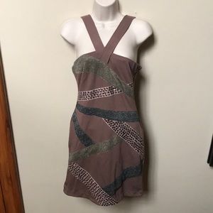 Guess size small bandage look dress w/ rhinestone